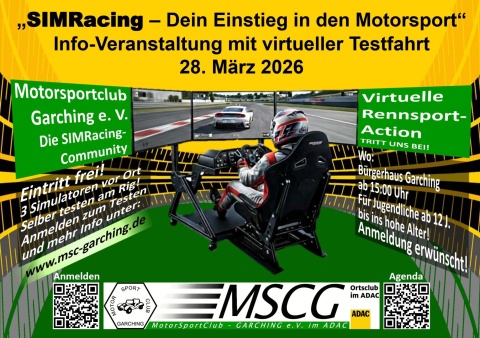 SIMRacing Plakat SIMRacing Plakat
